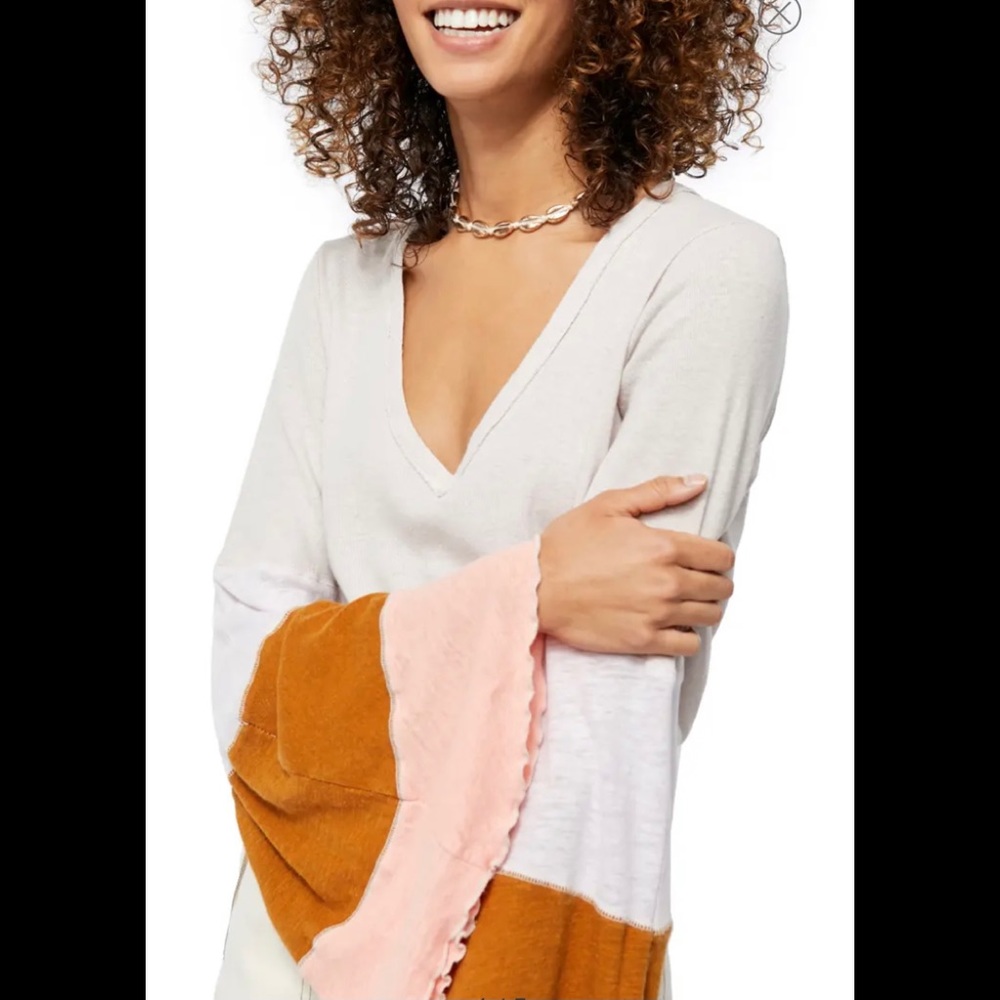 Free People Spread Your Wings T / Tea Combo L NWT